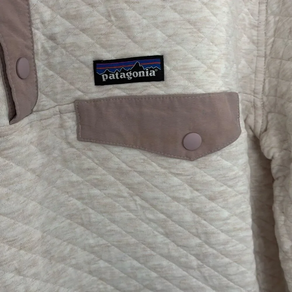 Patagonia Women's Organic Cotton Quilt Snap-T Pullover size large 40-15 - Picture 3 of 4